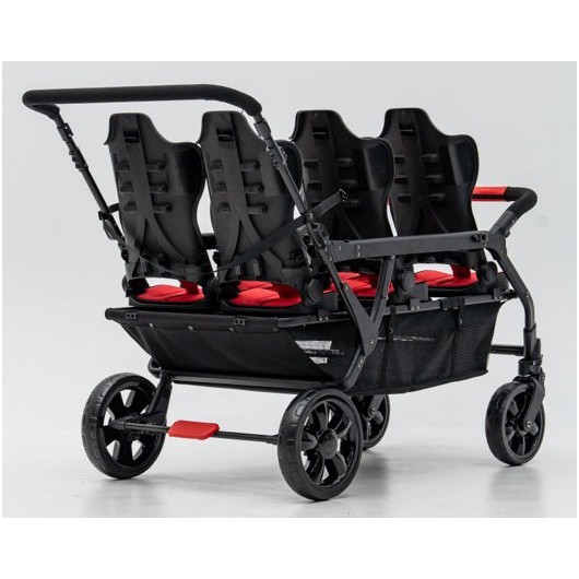 Poussette 6 places Assises Réversibles DSP6 Red
