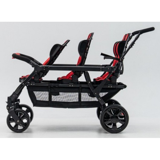 Poussette 6 places Assises Réversibles DSP6 Red