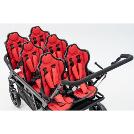 Poussette 6 places Assises Réversibles DSP6 Red