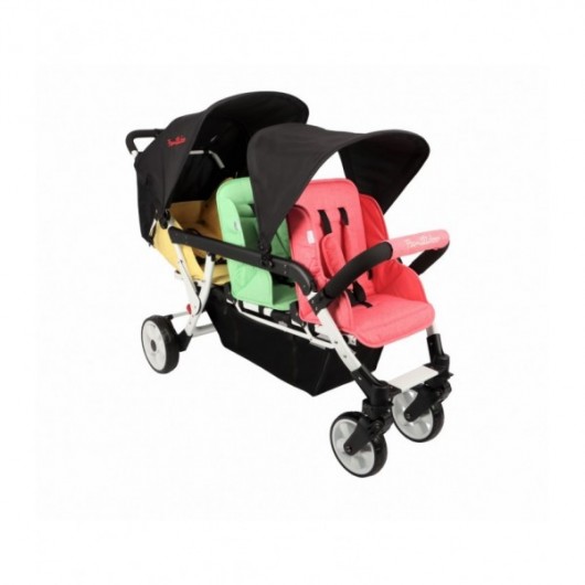 Poussette 3 places Lidoo H3E + Ergondrive