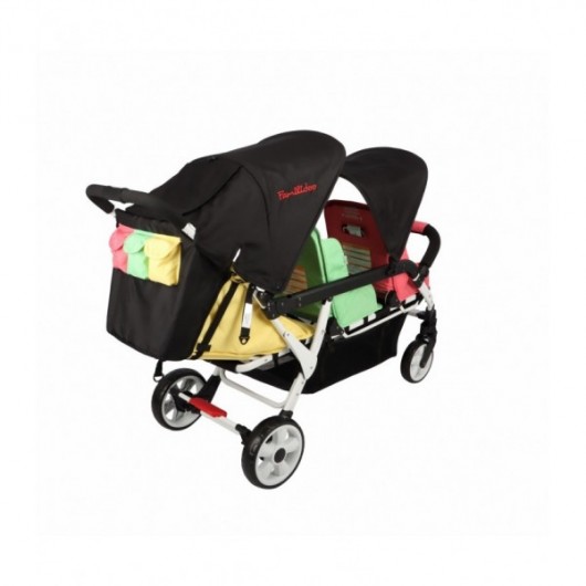 Poussette 3 places Lidoo H3E + Ergondrive