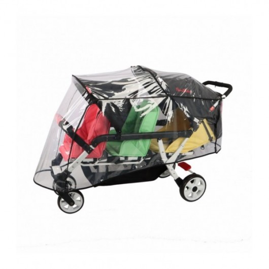 Poussette 3 places Lidoo H3E + Ergondrive