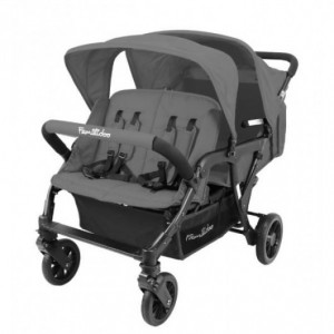 Poussette 4 places Lidoo Lite Dark Grey