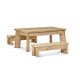 Ensemble table et bancs - Pour les préscolaire