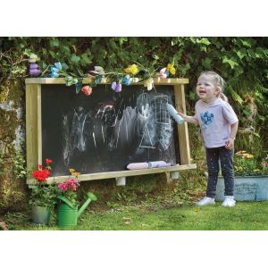 Outdoor Wall Mounted Chalkboard - Wide
