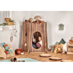 Cachette Tronc d'arbre