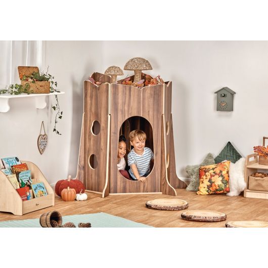 Cachette Tronc d'arbre