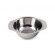 LOT DE 12 - BOL A OREILLES 45 CL - INOX L.17.2 x l.13.9 x h.5.2 cm