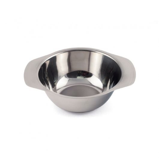 LOT DE 12 - BOL A OREILLES 45 CL - INOX L.17.2 x l.13.9 x h.5.2 cm