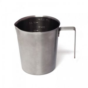 LOT DE 6 - PICHET INOX GRADUE EMPILABLE 0,5L