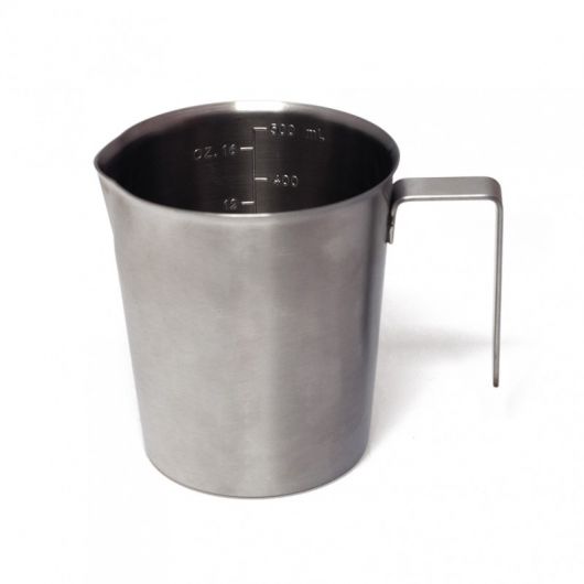 LOT DE 6 - PICHET INOX GRADUE EMPILABLE 0,5L