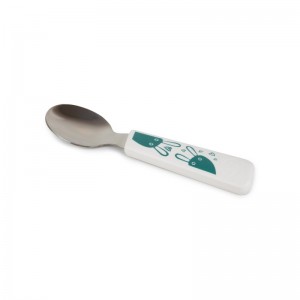 LOT DE 12 - CUILLERE - INOX MANCHE PLAL.14.2 x l.3.4 x h.0.8 cm