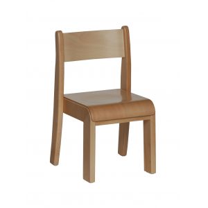 Chaise empilable - Coloris naturel - Hauteur 21 cm - Taille 0
