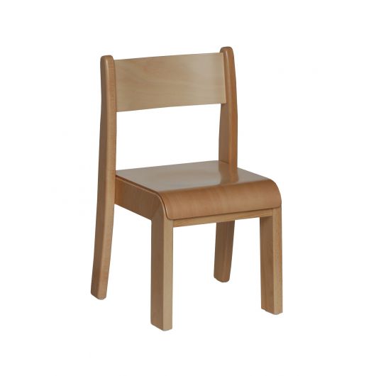 Chaise empilable - Coloris naturel - Hauteur 21 cm - Taille 0