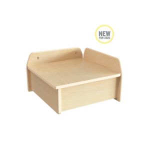 Etagère d'angle pour casiers