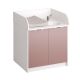 Plan de change compact 1 poste avec vasque - L95 cm
