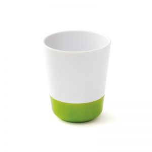 LOT DE 12 - GOBELET AVEC ANTIDERAPANT VERT - MELAMINE 16CL