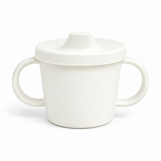 LOT DE 12 - TASSE D'APPRENTISSAGE 16CL - PLA BLANC L.11.8 x l.8 x h.8.4 cm